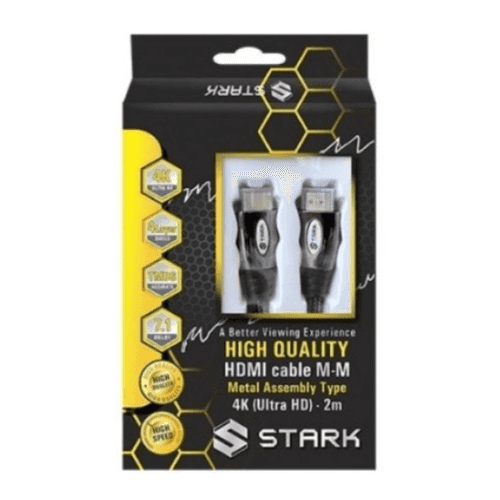STARK HDMI Kabl HDMI M-M pozlaćen 4K metalno kućište 3M
