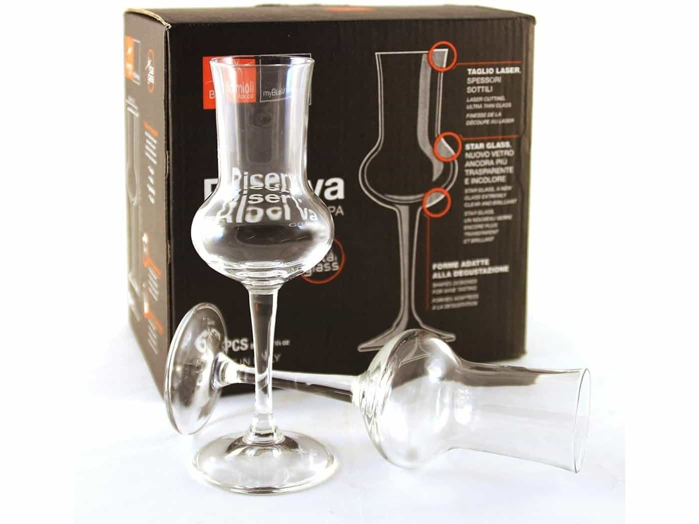 Bormioli Čaše za rakiju Riserva Grappa 6/1 8cl 166181R