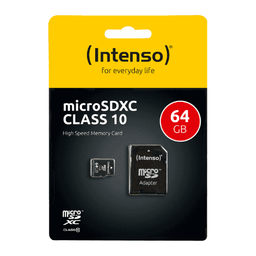 INTENSO Micro SD Kartica 64GB Class 10 sa adapterom