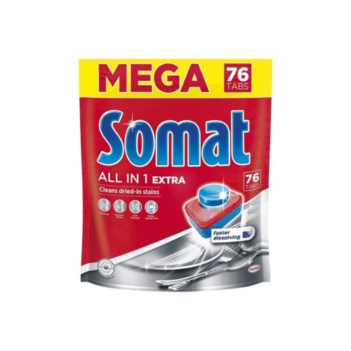 SOMAT All in 1 Extra Tablete za mašinsko pranje posudja 76 komada
