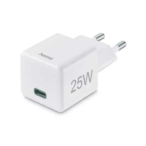 HAMA USB-C PD QUALCOMM 25W Kućni punjač Beli