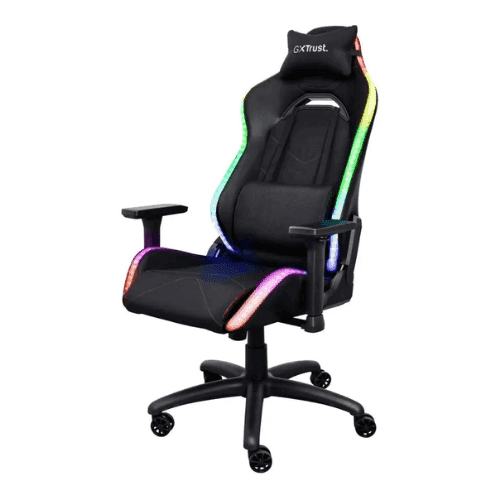 TRUST GXT 719 RUYA RGB Gejmerska stolica Crna
