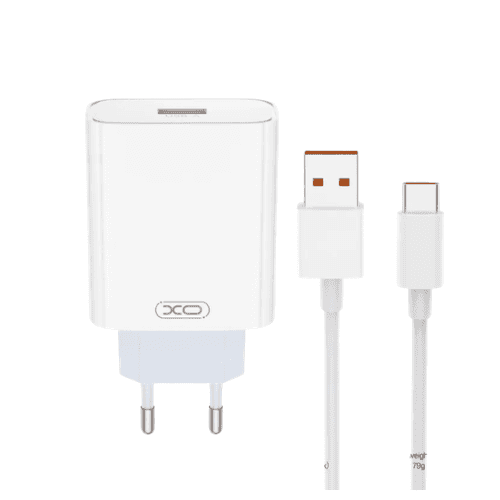 XO L164 USB-A 120W Adapter + Type-A na Type-C Kabal Beli
