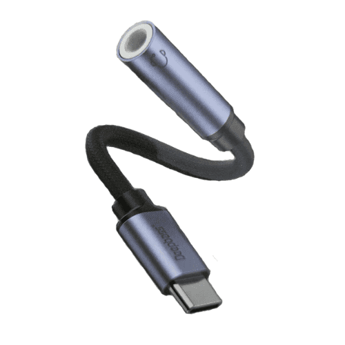 DEEPBASS AC-325 USB-C na 3.5mm Jack Adapter Crni