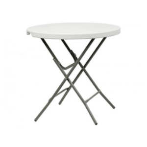 WOMAX Okrugli plastični sto 800 X 800 X 740 X 50 mm