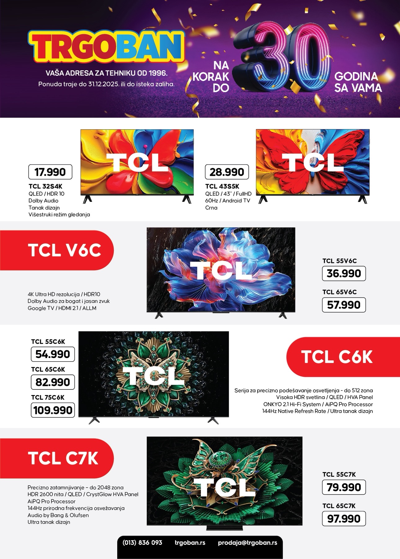 TCL decembar