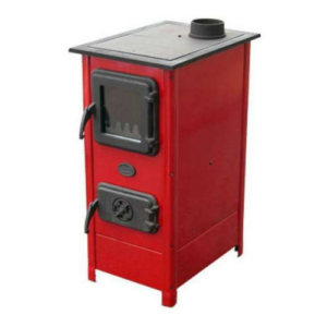 MBS HERA PLUS Peć na čvrsto gorivo Crvena