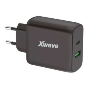 XWAVE GaN45-AC USB-A + USB-C 45W Adapter Crni